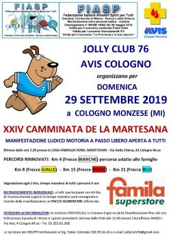 XXIV° Camminata de La Martesana @ Casa Famiglia Fondazione Mantovani - Cologno Monzese (MI) | Cologno Monzese | Lombardia | Italia