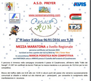 3° CasalmoRun Winter Edition @ Casalmorano | Lombardia | Italia