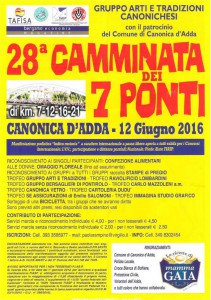28° Camminata dei 7 Ponti @ Canonica d'Adda | Lombardia | Italia