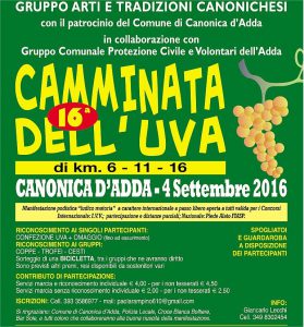 16° Camminata dell'Uva @ Canonica d'Adda | Lombardia | Italia