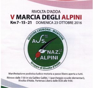 5° Marcia degli Alpini @ Rivolta d' Adda | Lombardia | Italia