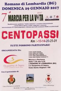 7° Marcia per la Vita - Centopassi @ Romano di Lombardia | Lombardia | Italia