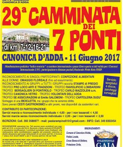 29° Camminata dei 7 Ponti @ Canonica d'Adda | Lombardia | Italia
